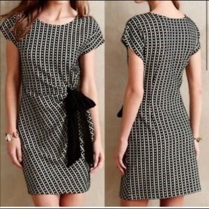 Super cute black and white dress from Anthropologie.